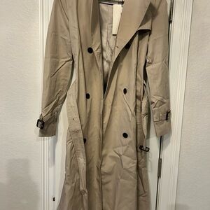 Aritzia Tan Trench Coat